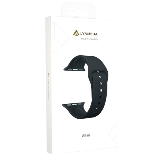 Ремешок Lyambda Altair для Apple Watch 38-41 мм Black