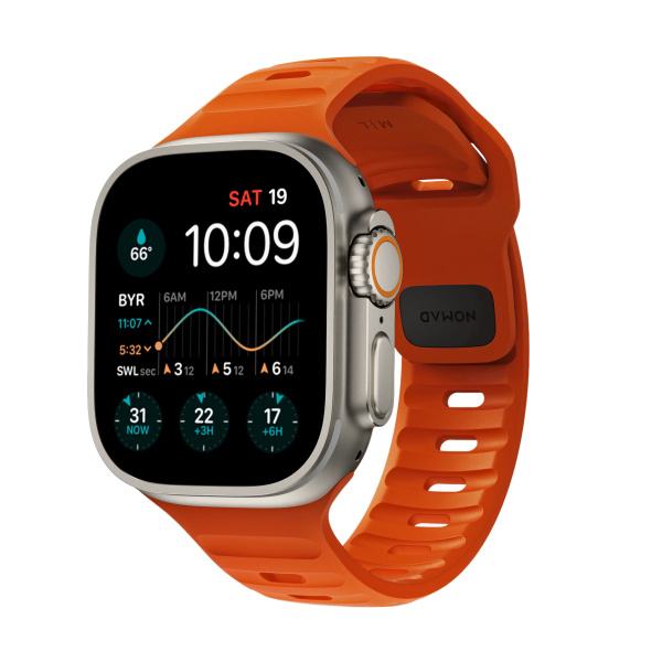 Ремешок Nomad Sport Strap для Apple Watch 49/45/44/42mm M/L Orange