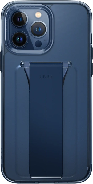 Защитный чехол Uniq Heldro Mount с подставкой для iPhone 15 Pro Deep Blue