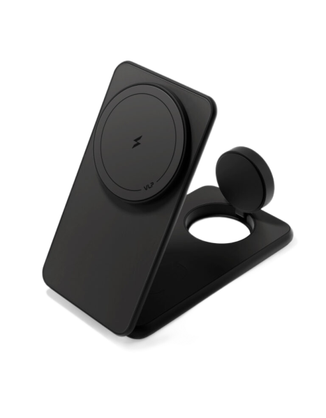Беспроводное зарядное устройство VLP Alum Power Pro 3in1 Black Titanium