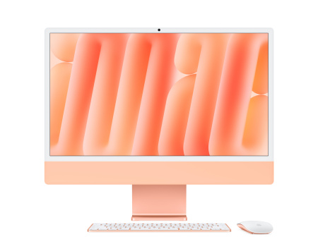 Моноблок Apple iMac 24  Retina 4,5K M4 (10C CPU, 10C GPU) / 24GB / 512GB SSD Orange (Оранжевый) MD2W4