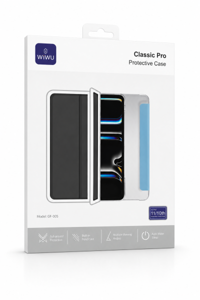 Защитный чехол WIWU Classic Pro Protective Case for iPad 10.9''(2022) / 11"(2025) Black