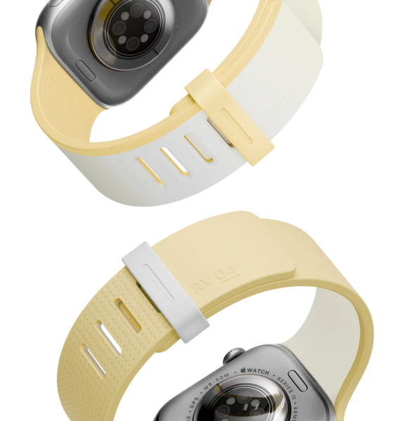 Ремешок Uniq для Apple Watch 40/41/42mm Revix IV Reversible Magnetic White / Butter Yellow