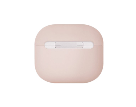 Чехол для AirPods 3 (2021) Uniq Lino Liquid Silicone Pink Чехол для AirPods 3 (2021) Uniq Lino Liquid Silicone Pink