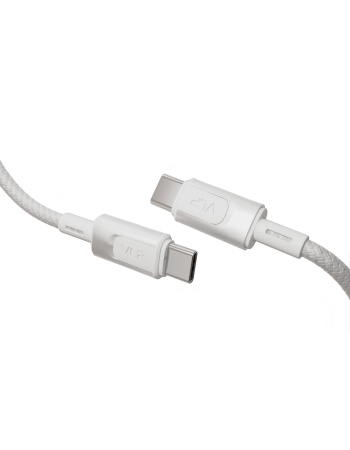 Кабель VLP Force Line 100W USB-C to USB-C 1.2m White