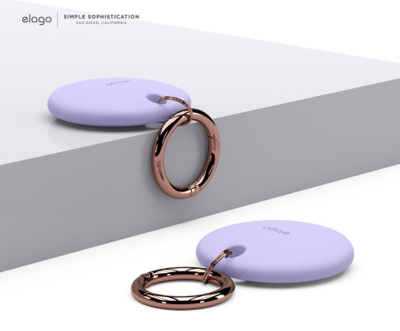 Чехол Elago Silicone Case для Apple AirTag Lavender