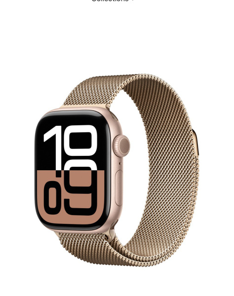 Ремешок для Apple Watch Gold Milanese Loop 40mm (Вскрытая упаковка)