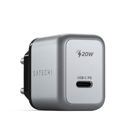 Сетевая зарядка Satechi 20W USB-C PD Wall Charger Space Gray