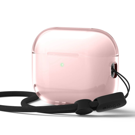 Чехол Elago для AirPods Pro 3 Clear Strap Case Lovely Pink