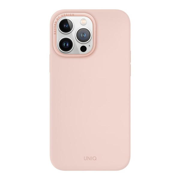 Защитный чехол Uniq Lino MagSafe для iPhone 15 Pro Max Pink