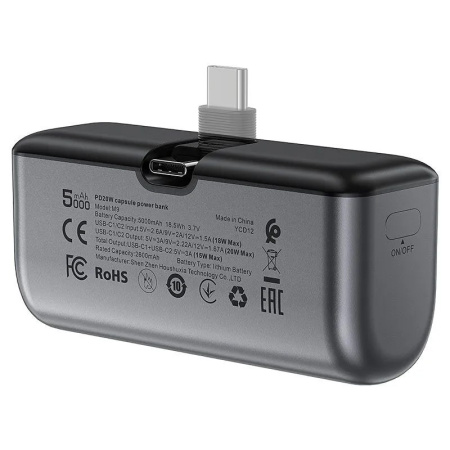 Внешний аккумулятор ACEFAST M9 5000 mAh PD 20W USB-C Black (Уцененный)