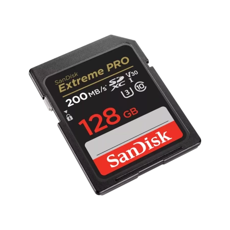 Карта памяти Sandisk SD Extreme Pro U3 4K V30 R200 W90 128GB