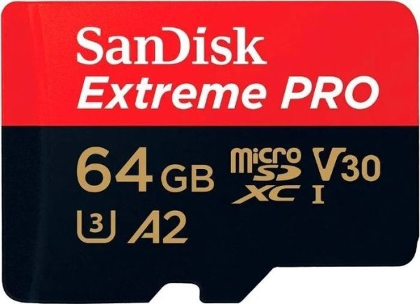 Карта памяти SanDisk microSDXC 64GB Extreme Pro Class 10