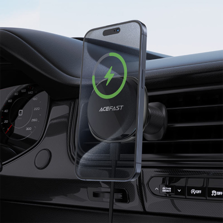 Автомобильный держатель ACEFAST D31 Magnetic Wireless Charging Car Holder Black