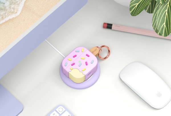 Чехол Elago Ice Cream Silicone Hang Case для AirPods 3 (2021) Lavender