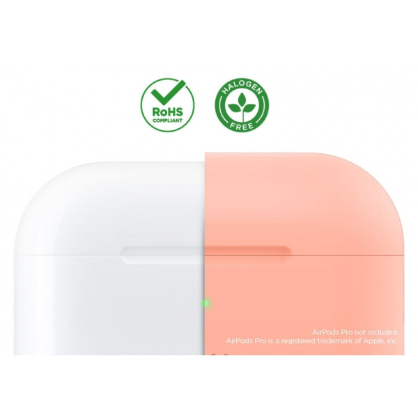 Чехол Elago для AirPods Pro Silicone Сase Peach