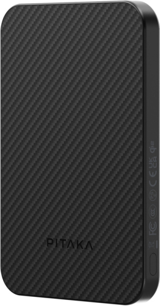 Внешний аккумулятор Pitaka Power Bank Qi2 Black