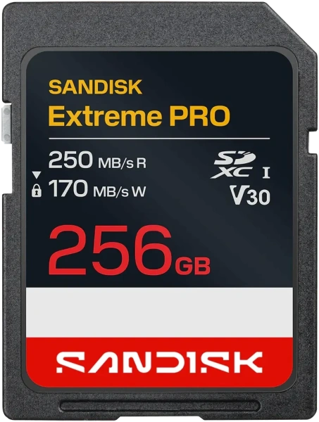 Карта памяти SD SanDisk Extreme Pro UHS-I 256GB