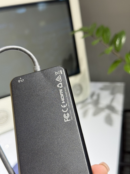 Адаптер Satechi Triple Display Multiport USB-C 13-in-1 2хHDMI 4хUSB-А 1хEthernet Port 2хUSB-C PD Audio 3.5 mm Black (Уцененный)