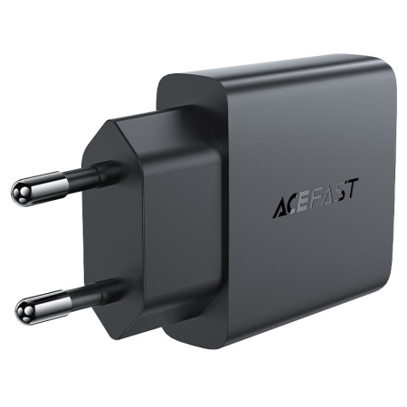 Сетевое зарядное устройство Acefast A65 PD20W GaN USB-C Charger Black