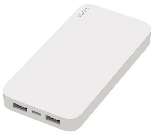 Внешний аккумулятор SOLOVE 20000mAh 003M Type-C с 2xUSB White