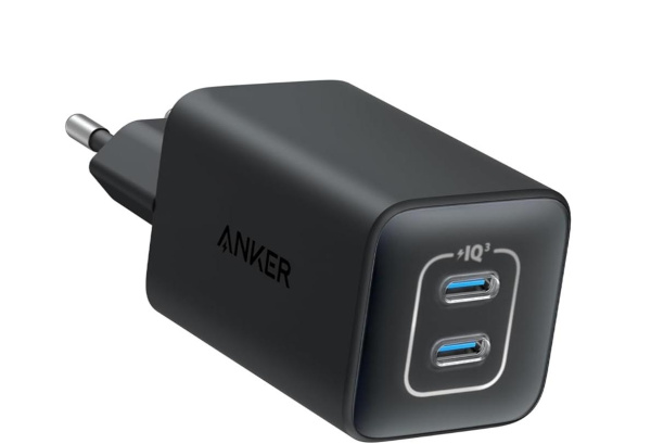 Сетевое зарядное устройство Anker 523 47W 2xUSB-C PD Black