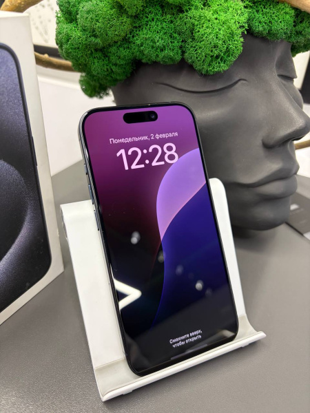 Смартфон Apple iPhone 15 Pro 128GB Blue Titanium Б/У