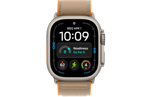 Часы Apple Watch Ultra 4 (2026) 49mm Natural Titanium Case with Sand Trail Loop - Medium (GPS + Cellular)