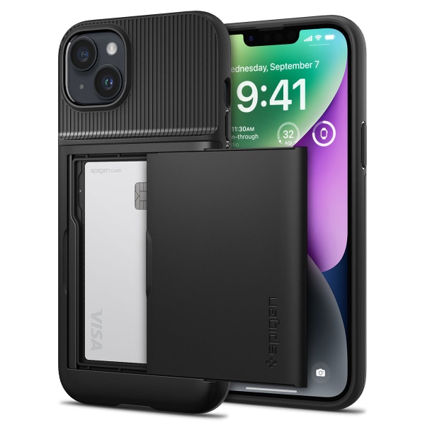 Чехол для iPhone 14 Spigen Slim Armor CS Black