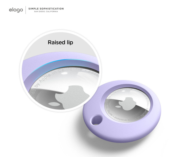 Чехол Elago Silicone Case для Apple AirTag Lavender