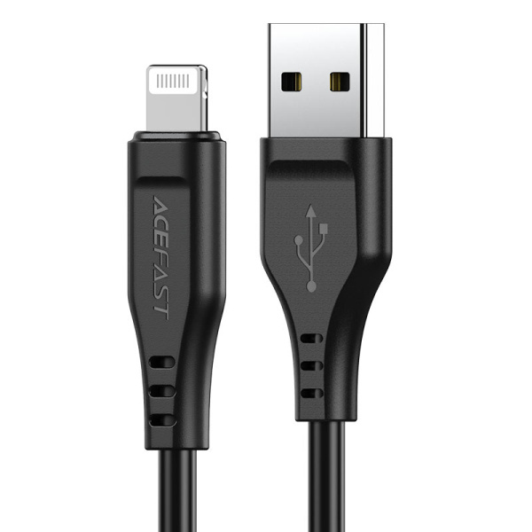 Кабель Acefast C3-02 USB-A to Lightning 1.2m Black