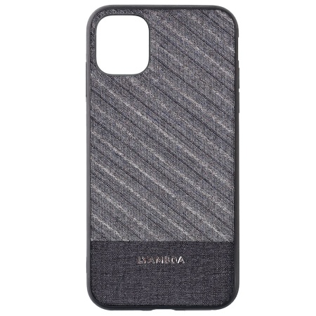 Чехол Lyambda EUROPA для iPhone 12 Pro Max Light Grey Strip