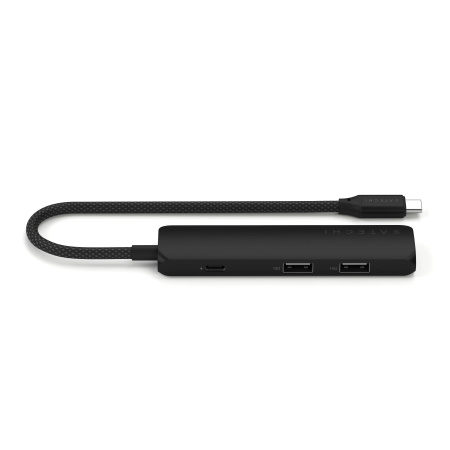 Адаптер Satechi 4-in-1 USB-C Slim Multiport Adapter 4K 1хUSB-C PD 2xUSB-A 3.2 Gen2 1хHDMI 4K@60Hz Black