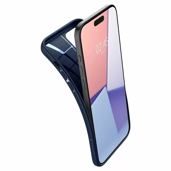 Защитный чехол Spigen Liquid Air для iPhone 15 Pro Navy Blue