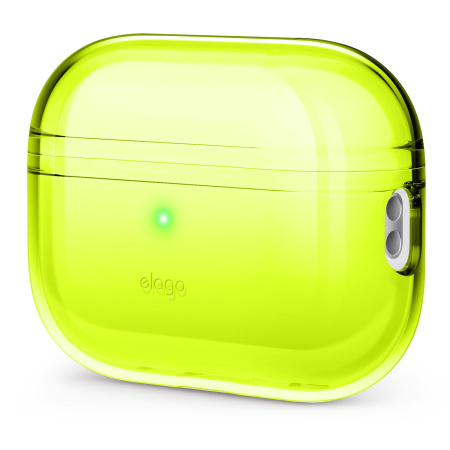 Чехол Elago для AirPods Pro 2 Clear Case Neon Yellow