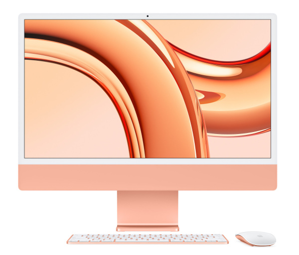Кастомный Моноблок Apple iMac 24  Retina 4,5K M3 (8C CPU, 10C GPU) / 16GB / 1TB SSD Orange (Оранжевый) Z19R001KO
