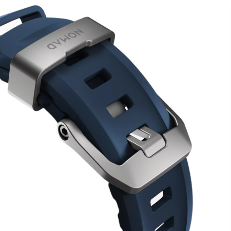 Ремешок Nomad Rocky Point Band для Apple Watch 49/45/44/42mm Atlantic / Natural Hardware Ремешок Nomad Rocky Point Band для Apple Watch 49/45/44/42mm Atlantic / Natural Hardware