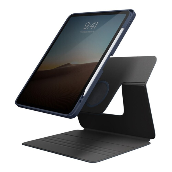 Чехол Uniq для iPad Pro 11 (2020-2022) / iPad Air 10.9 (2020/2022) Rovus Magnetic 360 Rotating Blue