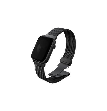 Ремешок для Apple Watch 38/40/41мм Uniq Dante PRO Strap Mesh Steel Graphite Black