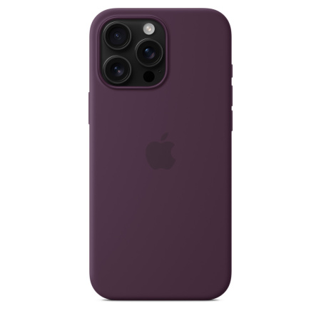 Чехол Apple iPhone 16 Pro Max Silicone Case with MagSafe Plum