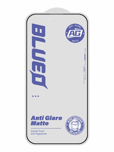 Защитное стекло BlueO для iPhone 17 Pro / 17 / 16 Pro Anti-Glare Matte Anti-Static Dustproof receiver Black