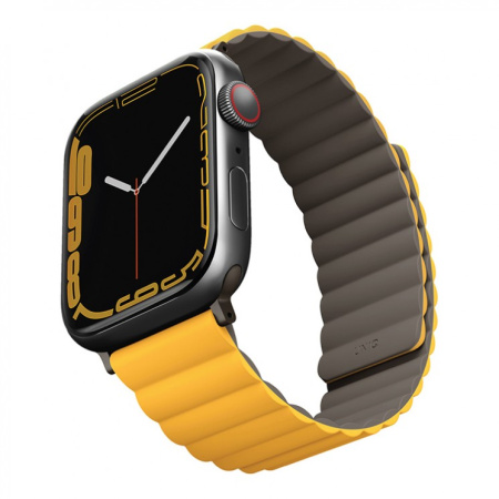 Ремешок Uniq для Apple Watch 42-49 mm Revix Reversible Magnetic Mustard/Khaki