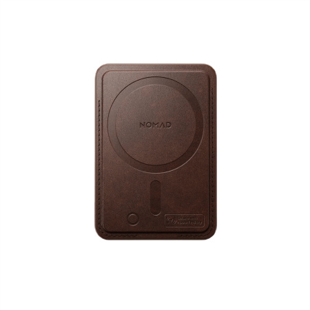 Картхолдер Nomad Leather Mag Wallet с функцией поиска для iPhone Brown