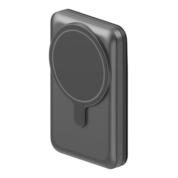 Внешний аккумулятор EnergEA MagWallet CARD 5000 мАч Magsafe 15W, USB-C 20W Black