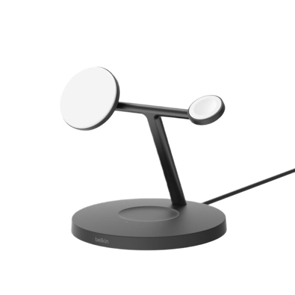 Беспроводное зарядное устройство Belkin BoostCharge Pro 15W 3-in-1 Wireless Charging Stand with Qi2 Черный