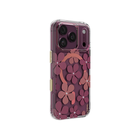 Защитный чехол Uniq COEHL IML MILA (MagSafe) для iPhone 18 Pro Max/17 Pro Max Crimson Bloom