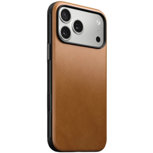 Защитный чехол Nomad Modern Leather case для iPhone 17 Pro English Tan