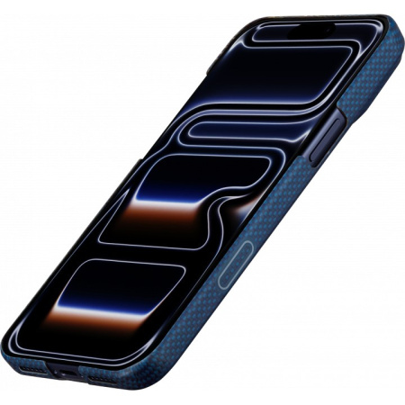 Защитный чехол Pitaka Sakura Hours для iPhone 17 Pro Max Nightfall Blue