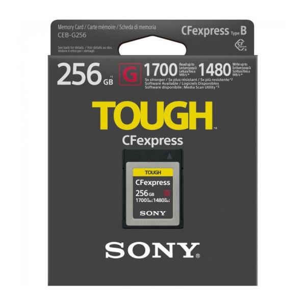 Карта памяти Sony CFexpress Type B 256GB R1700/W1480