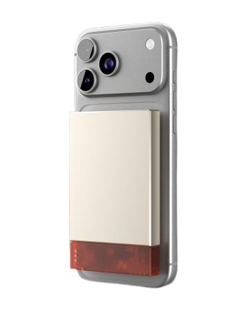 Внешний аккумулятор VLP NEO MagSafe Qi2 10000mAh USB-C Amber Gray